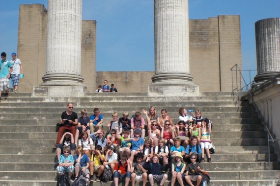 Gymnasium Paulinum: Besuch der 6a im Archäologischen Park Xanten (05.07.2012)